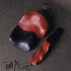 گوشواره چوبی نامتقارن مواج (تک نسخه)