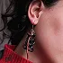 گوشواره چوبی طرح موجودات دریایی (تک نسخه)