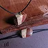ست گردنبند و دستبند چوبی چند تکه