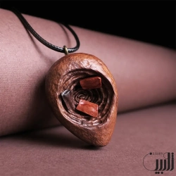 گردنبند چوبی سرگیجه (تک نسخه)
